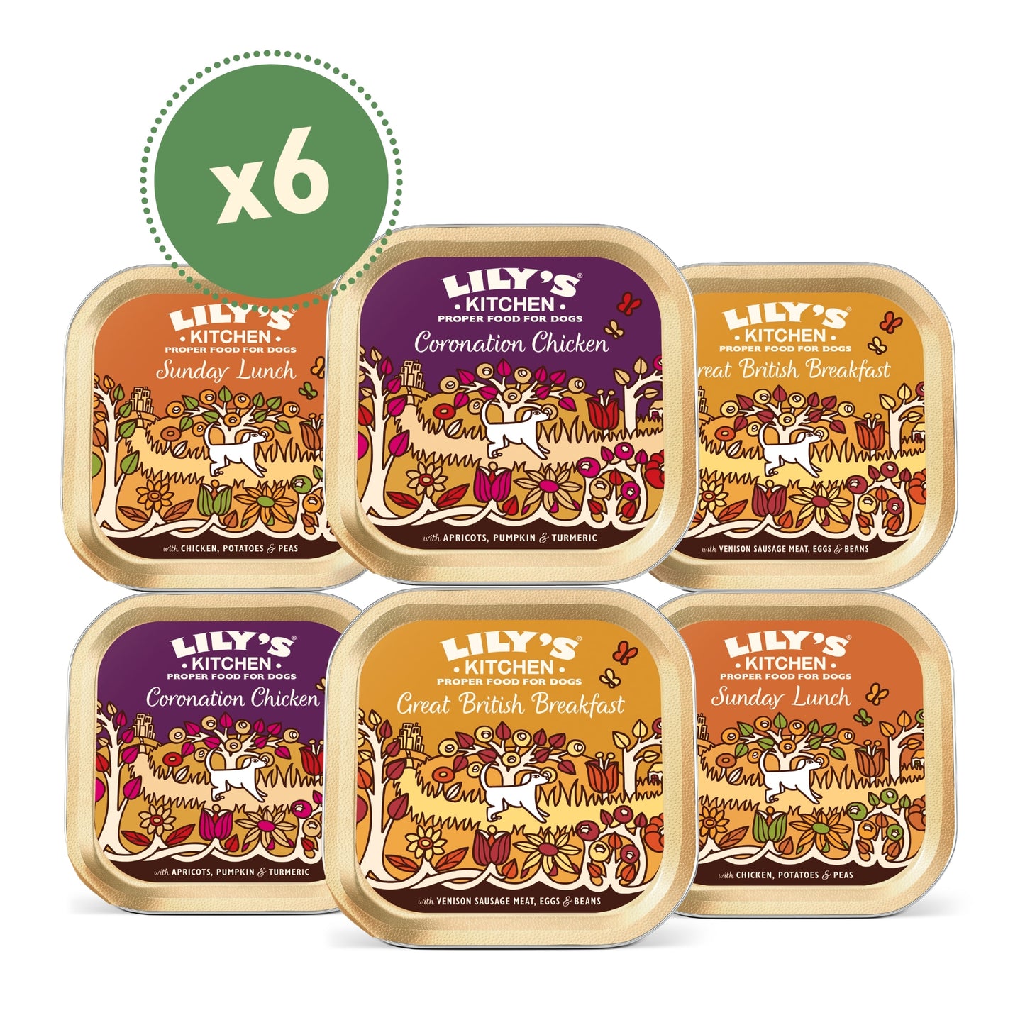 Lily's Kitchen Weekend Favourites Trays Dog Food 6x150g — image 2