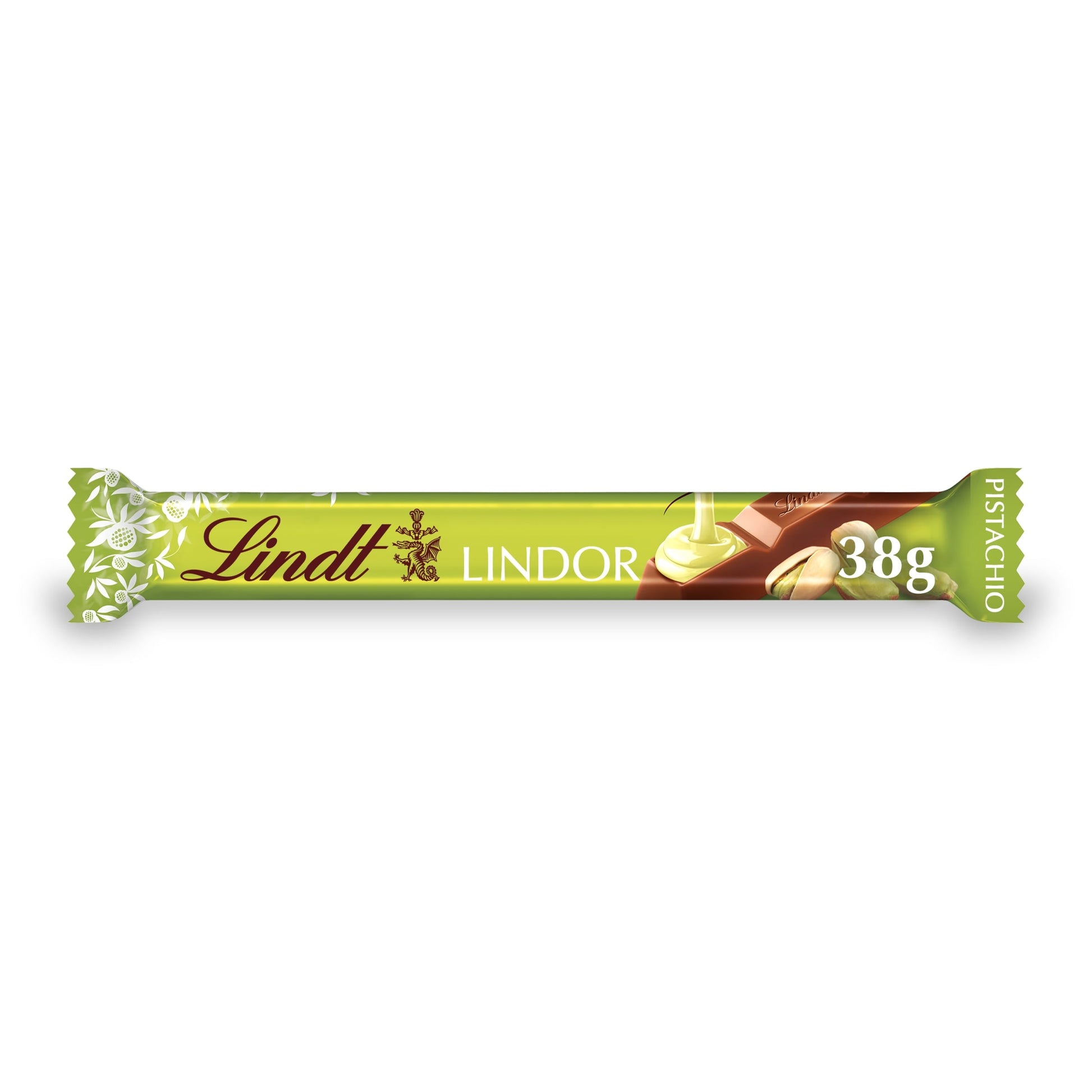LINDOR Milk Chocolate pistachio bar 38g — image 1