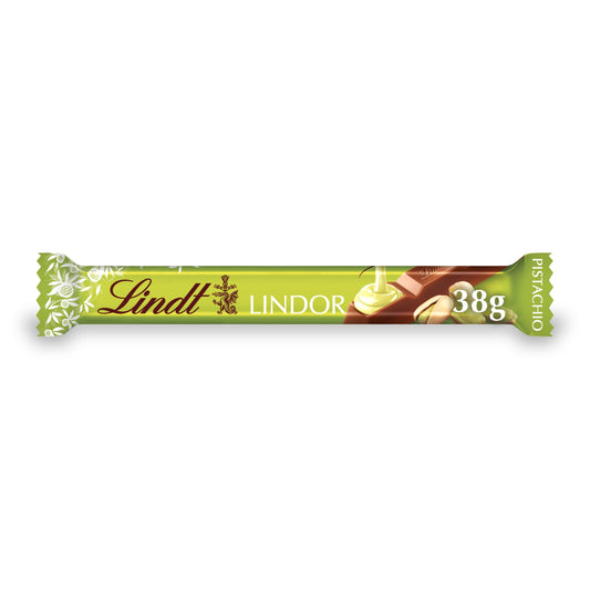 LINDOR Milk Chocolate pistachio bar 38g — image 1