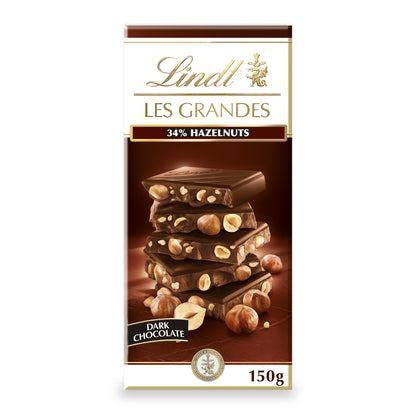 Lindt Dark Chocolate With Hazelnut Bar 150G — image 1