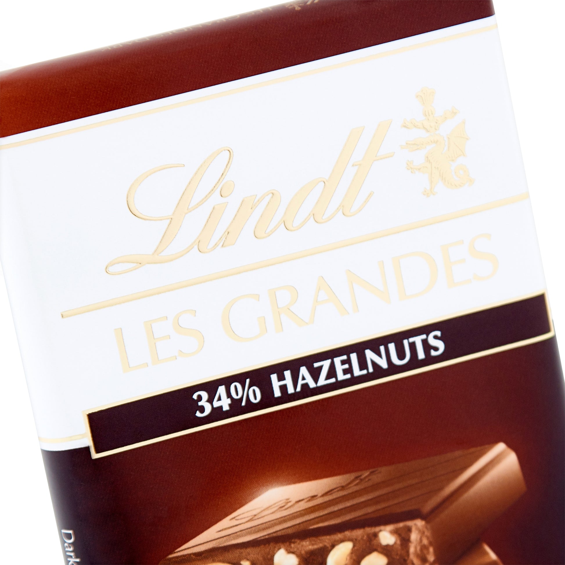 Lindt Dark Chocolate With Hazelnut Bar 150G — image 2