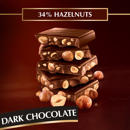 Lindt Dark Chocolate With Hazelnut Bar 150G — image 3