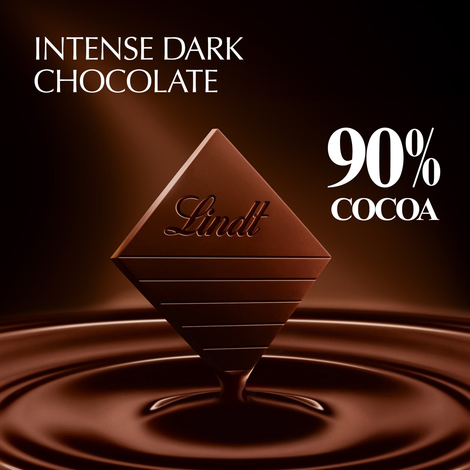 Lindt Excellence Dark 90% Cocoa Chocolate Bar 100G — image 2