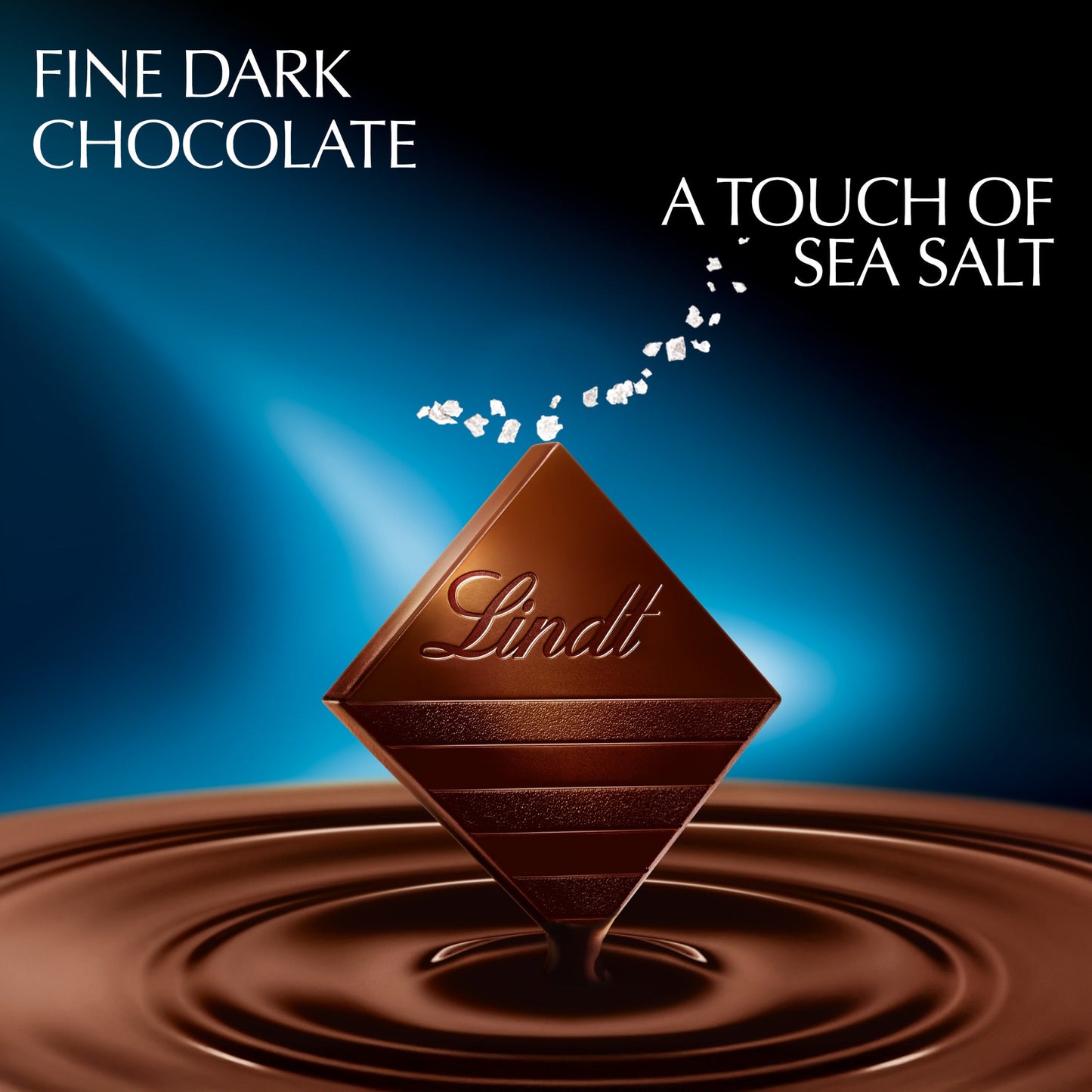 Lindt Excellence Dark Chocolate - A Touch of Sea Salt 100g — image 2