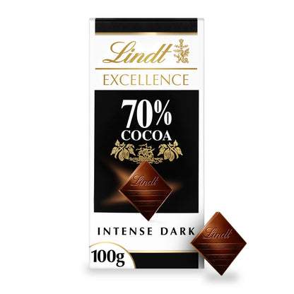 Lindt Excellence Dark Chocolate Bar - 70% Cocoa 100g — image 1