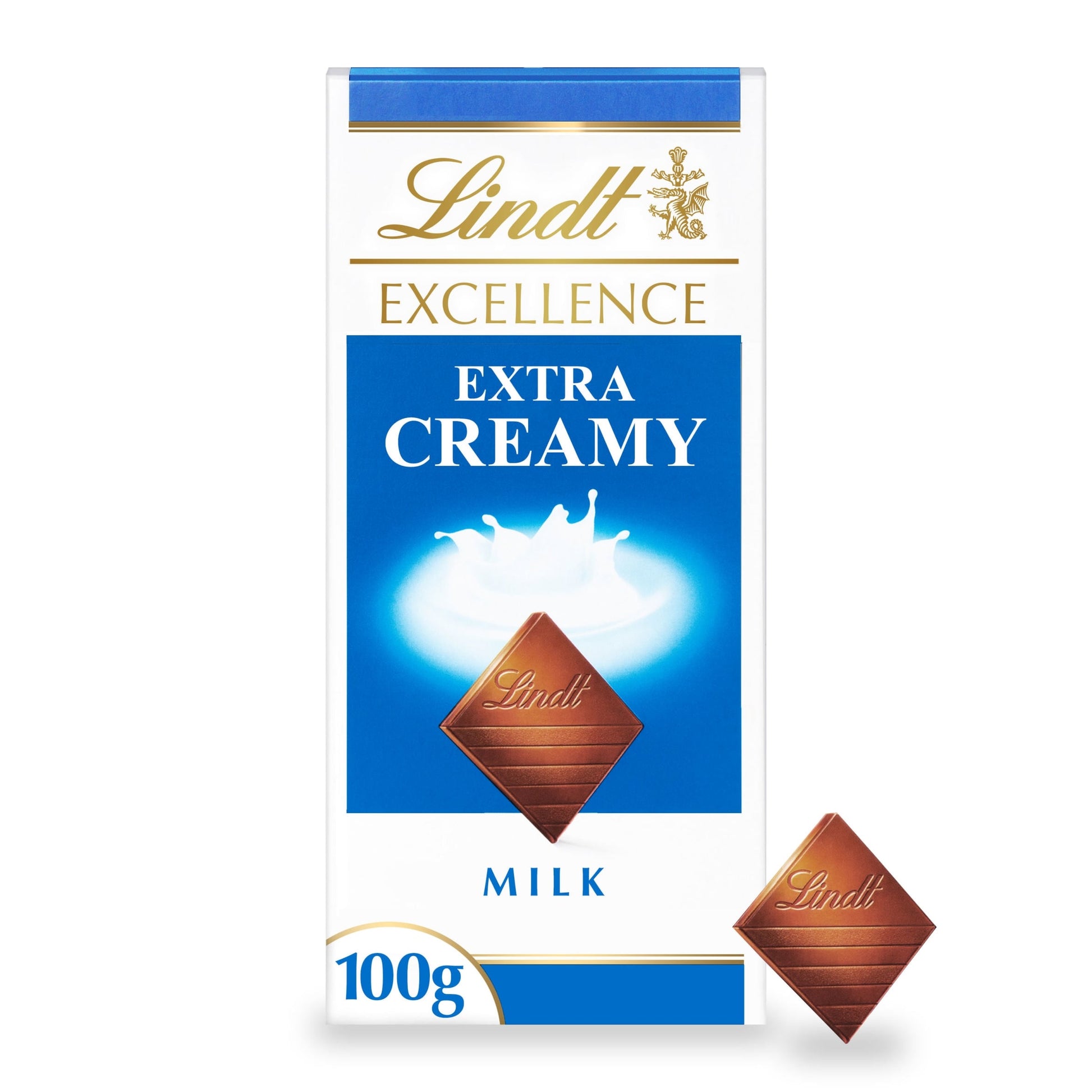 Lindt Excellence Extra Creamy Milk Chocolate Bar 100G — image 1