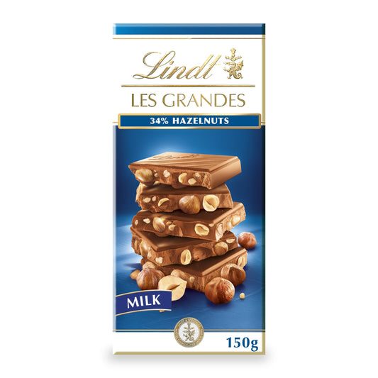 Lindt Hazelnut Milk Chocolate Bar 150G — image 1