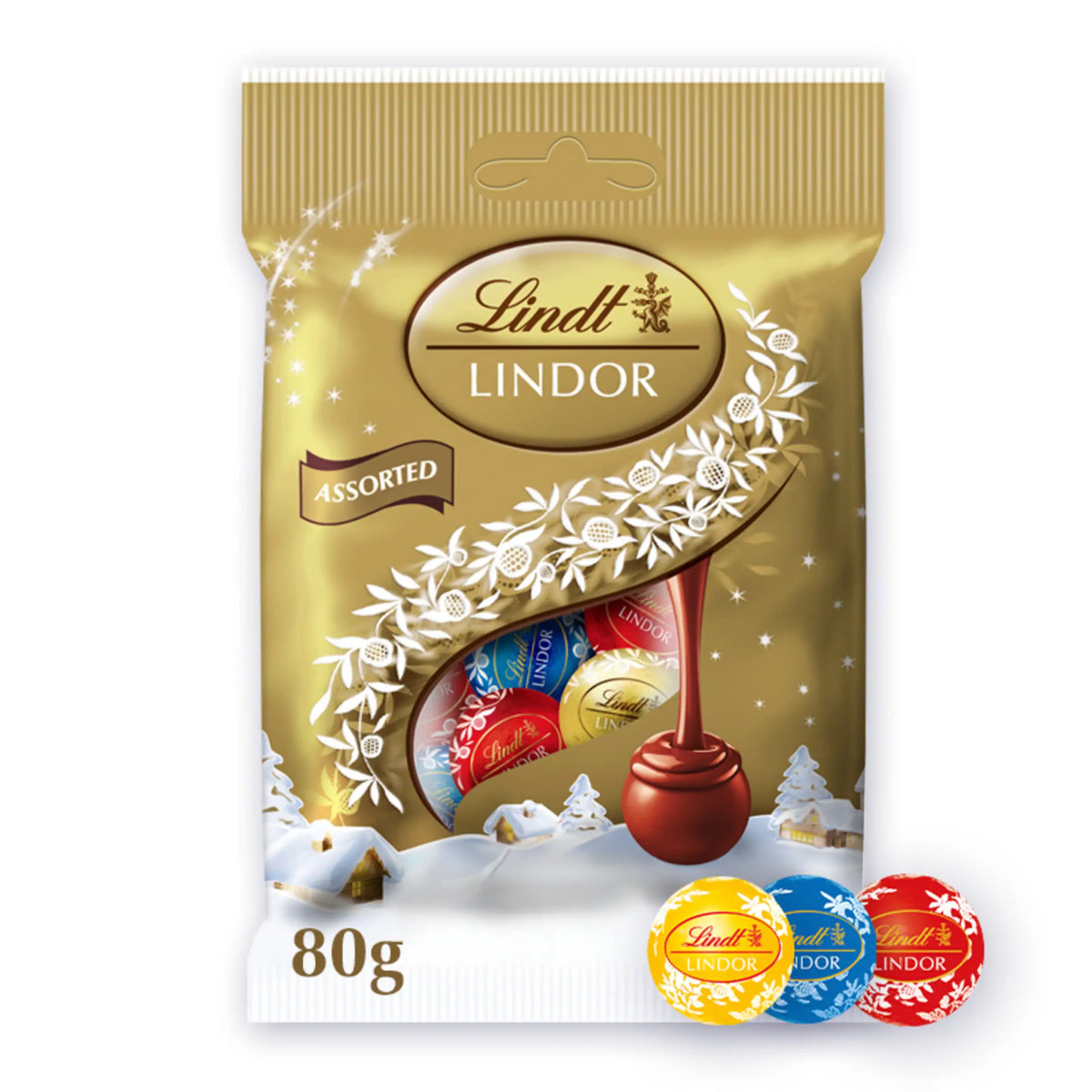 Lindt LINDOR Assorted Mini Truffles 80g — image 1