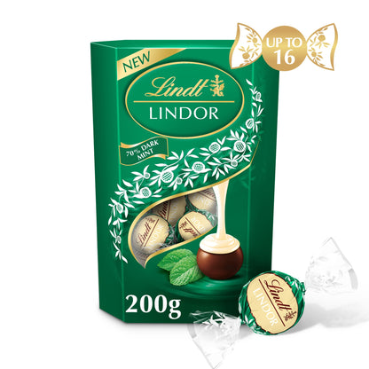 Lindt Lindor Dark Mint Chocolate Truffles 200g — image 1