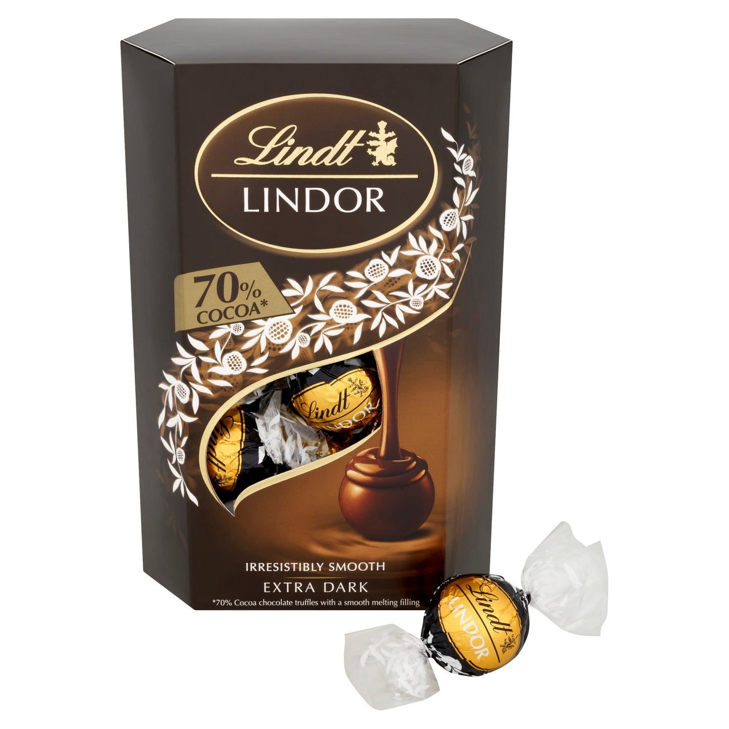 Lindt Lindor Extra Dark Chocolate Truffles - 70% Cacao 200g — image 2