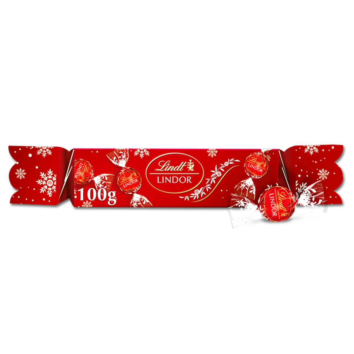 Lindt Lindor Milk Chocolate Truffles Cracker 100G — image 1