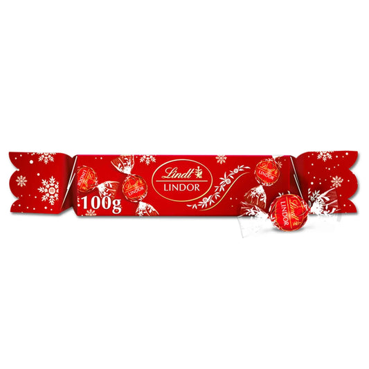 Lindt Lindor Milk Chocolate Truffles Cracker — Great British Imports