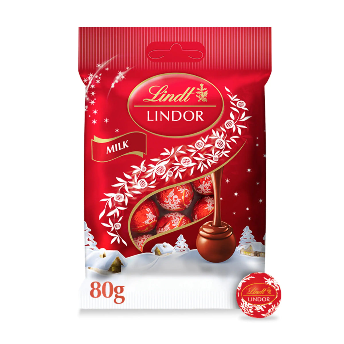 Lindt Lindor Mini Milk Chocolate Truffles 80G — image 1