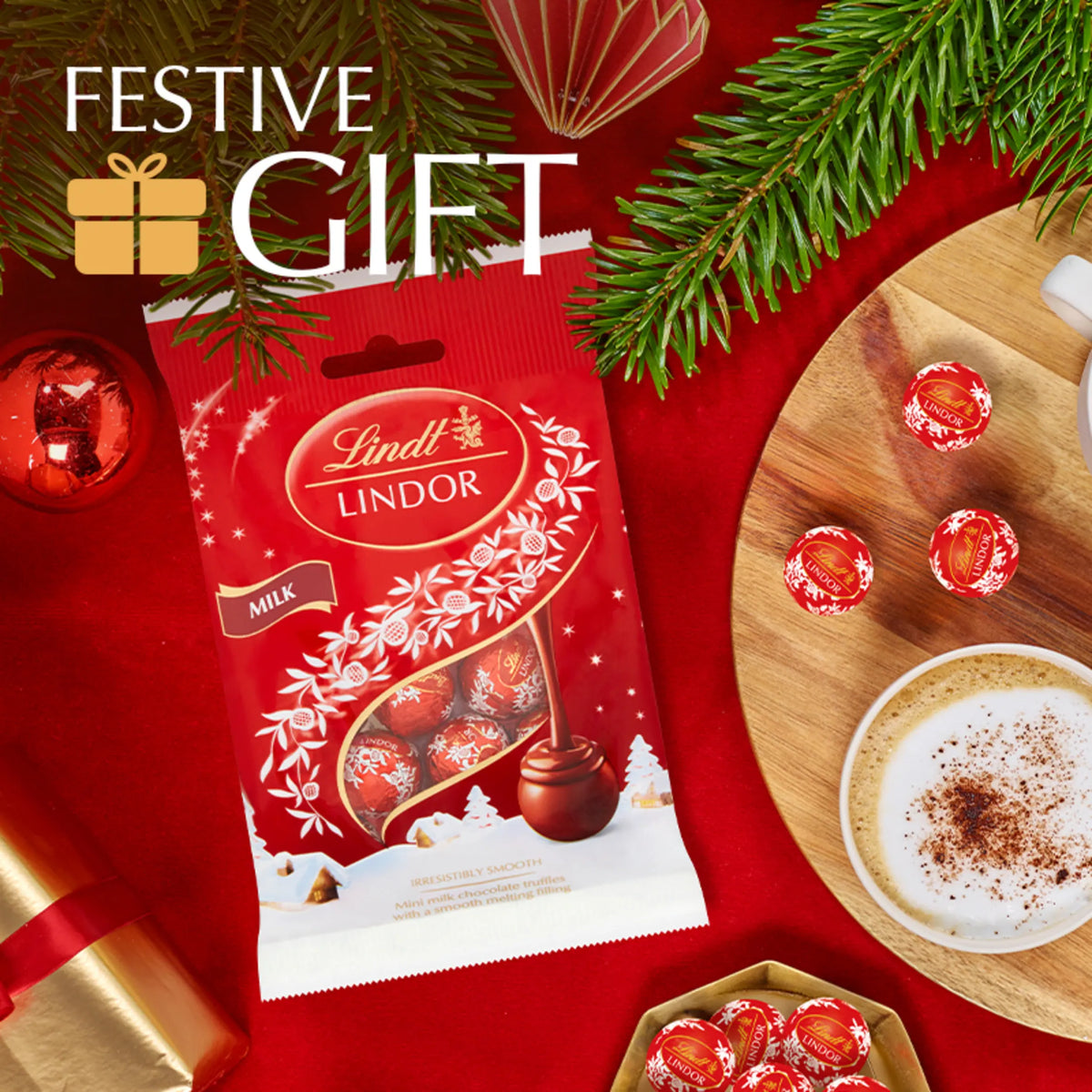 Lindt Lindor Mini Milk Chocolate Truffles 80G — image 5