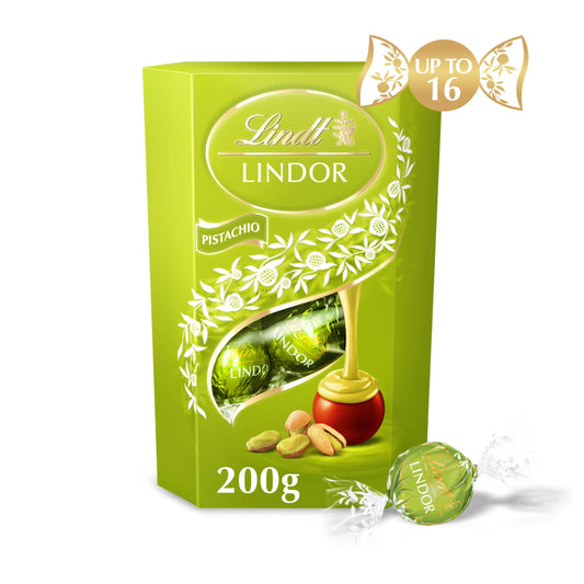 Lindt Lindor Pistachio Chocolate Truffles UK 200g — image 1