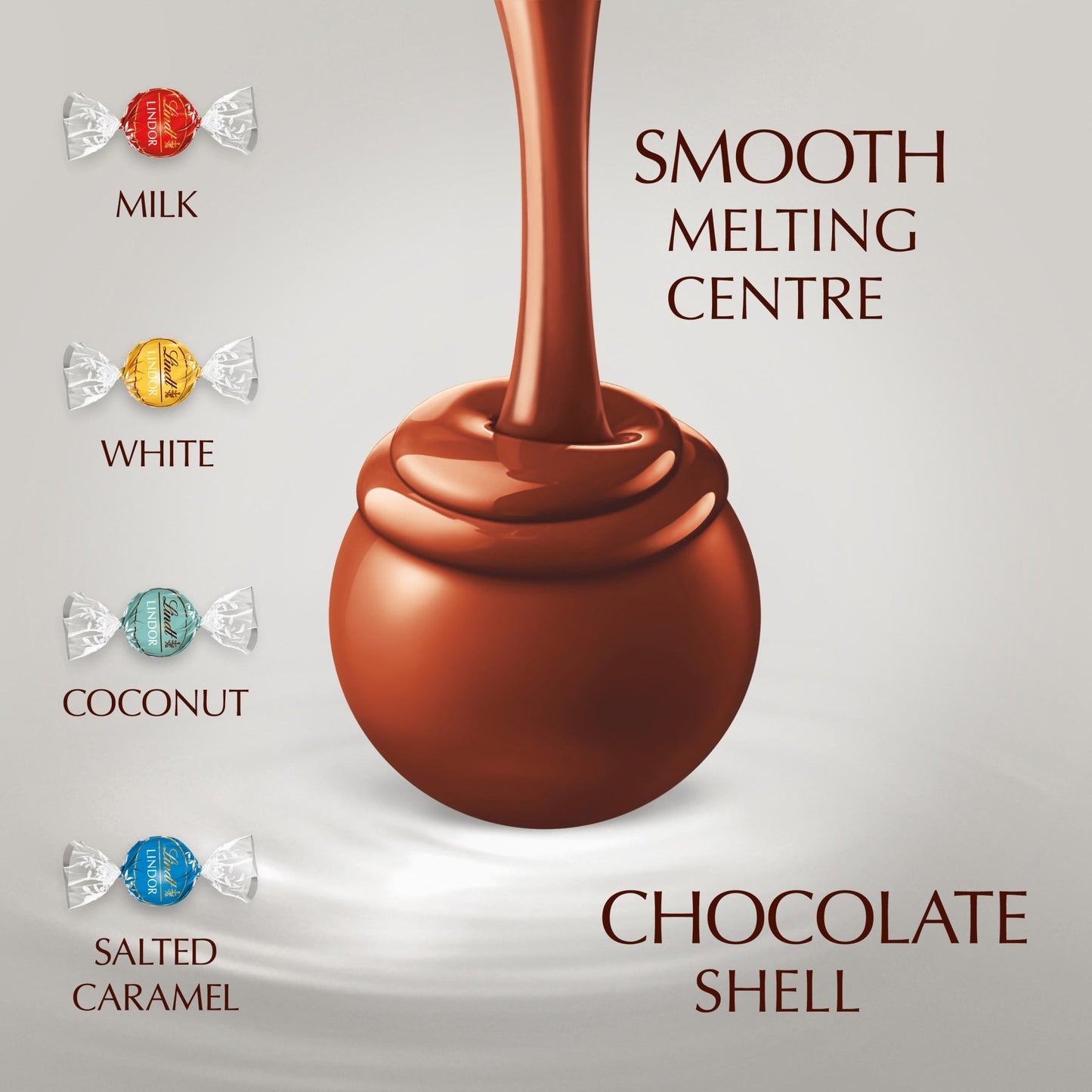 Lindt Lindor Silver Assorted Chocolate Truffles Box 337g — image 3