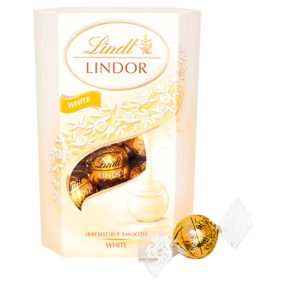 Lindt Lindor White Chocolate Truffles Carton 200G — image 2