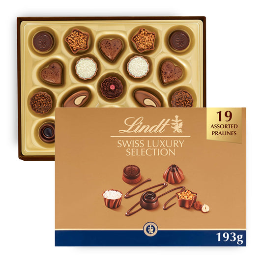 Lindt Swiss Luxury Selection Assorted Chocolate Box 193G — image 1