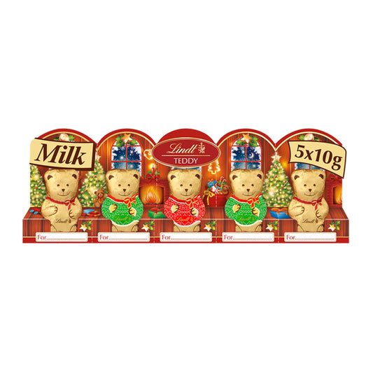 Lindt Teddy Perforated 5 Pack 50G — image 1