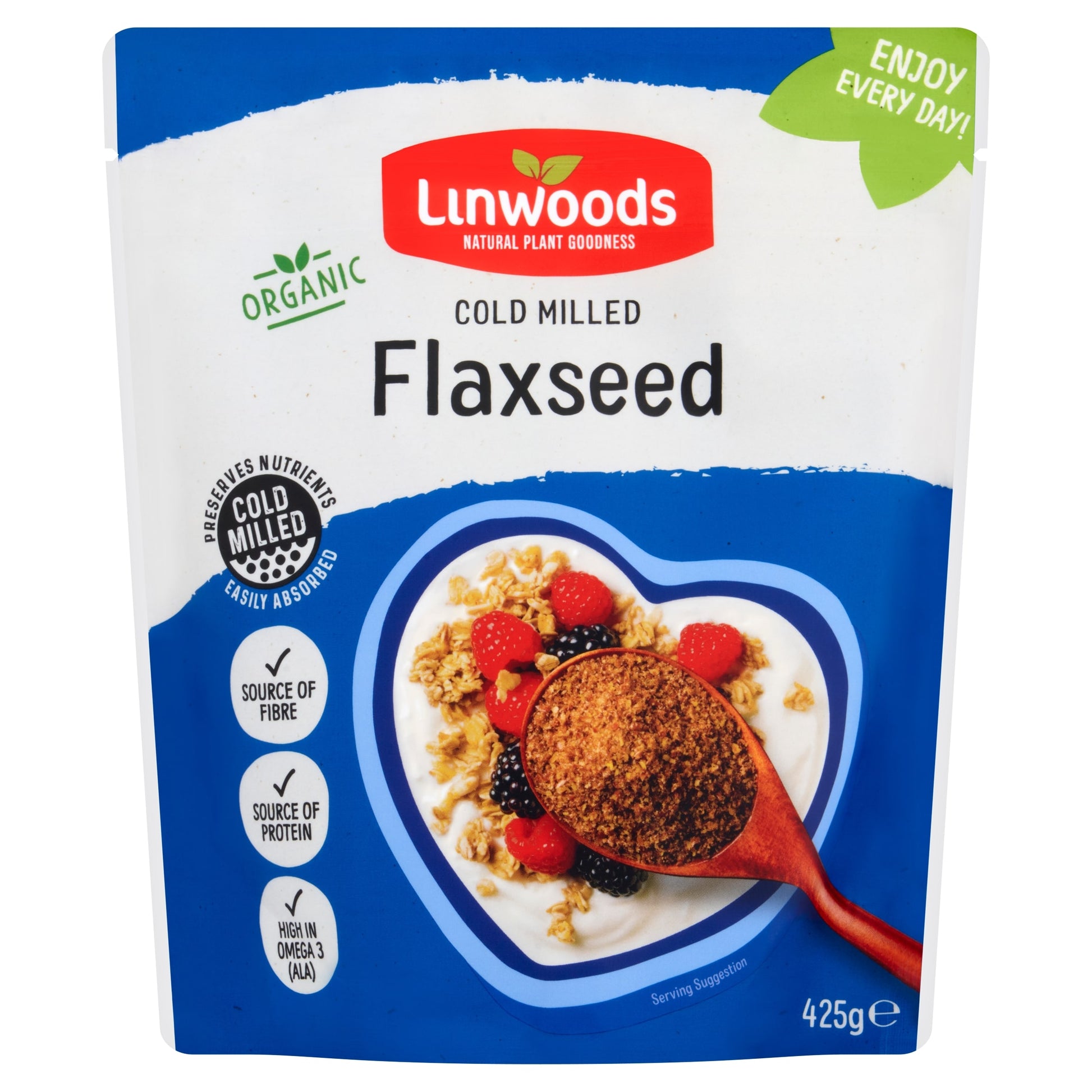 Linwoods Milled Organic Flaxseed 425G — image 1