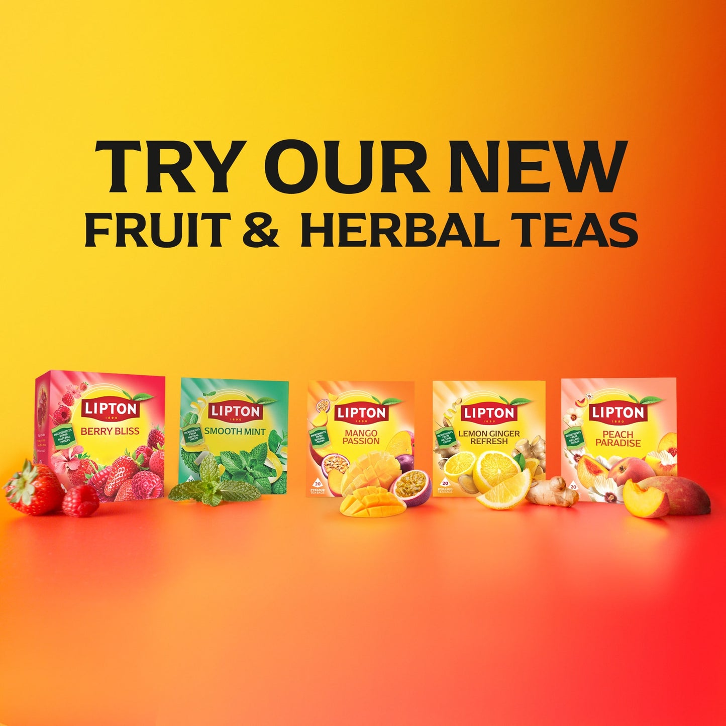 Lipton Berry Bliss 20 Tea Bags 42g — image 5