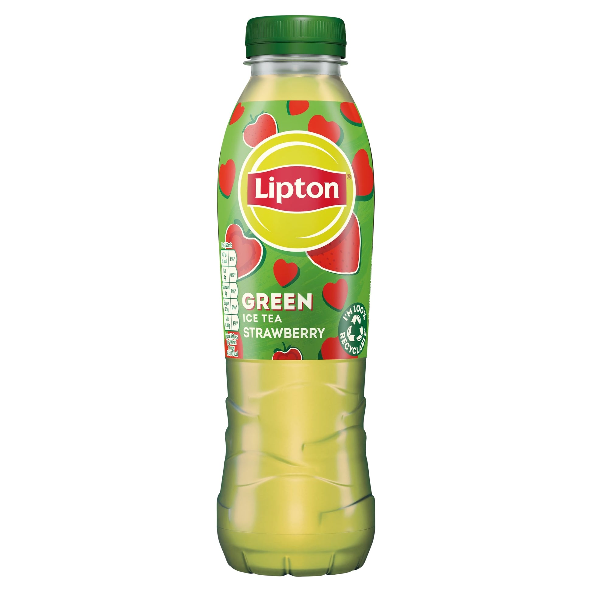 Lipton Green Ice Tea Strawberry 500ml — image 1