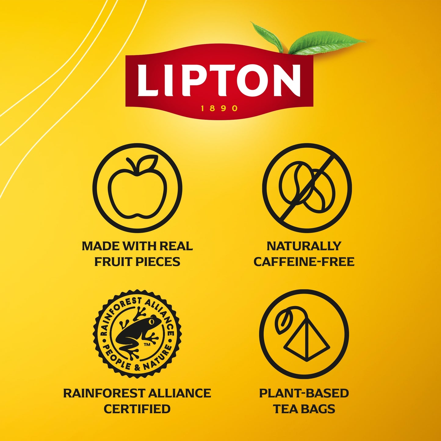 Lipton Lemon & Ginger Refresh 20 Tea Bags 34g — image 3
