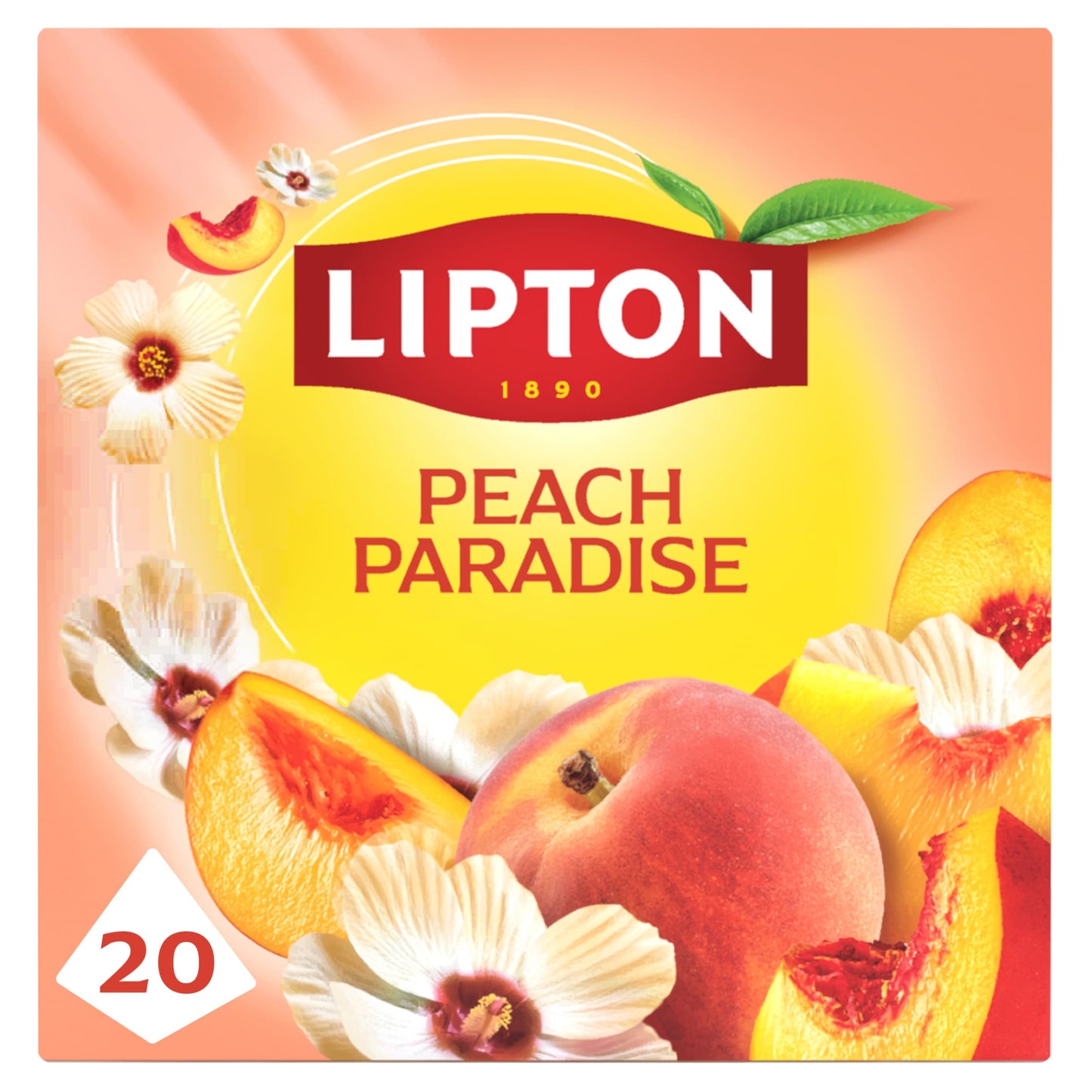 Lipton Peach Paradise 20 Tea Bags 46g — image 1