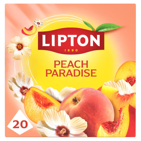 Lipton Peach Paradise 20 Tea Bags 46g — image 1