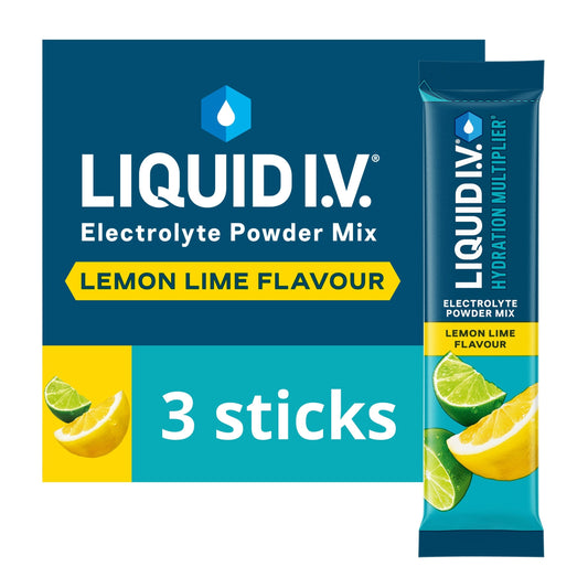Liquid I.V. Hydration Multiplier Electrolyte Powder Mix Lemon Lime 3x16g — image 1