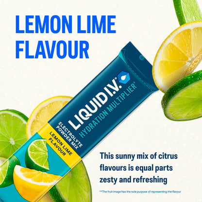 Liquid I.V. Hydration Multiplier Electrolyte Powder Mix Lemon Lime 3x16g — image 3