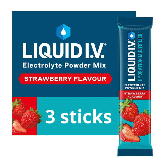 Liquid I.V. Hydration Multiplier Electrolyte Powder Mix Strawberry 3x16g — image 1