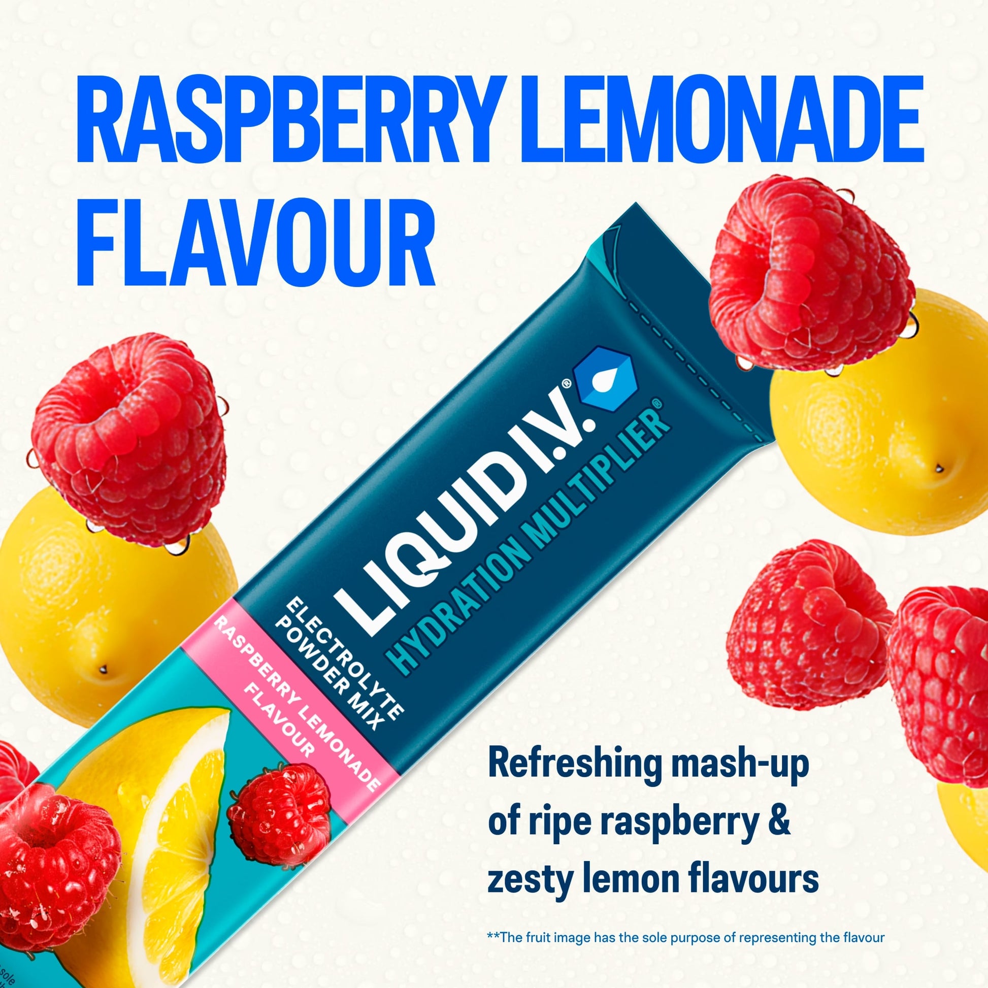 Liquid I.V. Raspberry Lemonade Hydration Multiplier Electrolyte Powder Mix, 6 Sachets — image 3