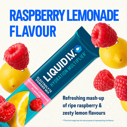 Liquid I.V. Raspberry Lemonade Hydration Multiplier Electrolyte Powder Mix, 6 Sachets — image 3
