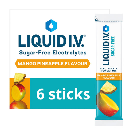 Liquid I.V. Sugar-Free Mango Pineapple Electrolyte Powder Mix, 6 Sachets — image 1