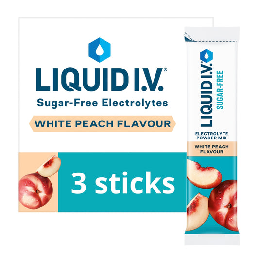 Liquid I.V. Sugar-Free White Peach Electrolyte Powder Mix, 3 Sachets — image 1