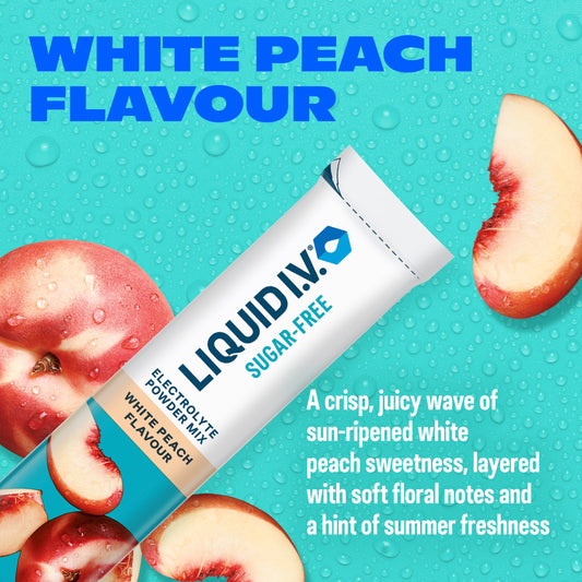 Liquid I.V. Sugar-Free White Peach Electrolyte Powder Mix, 3 Sachets — image 2