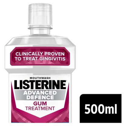 Listerine Advanced Defence Gum Treatment Mouthwash 500ml — image 1