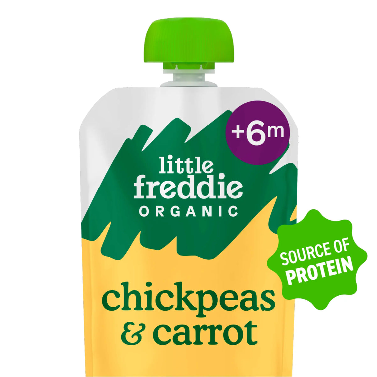 Little Freddie Organic Carrot, Chickpea & Tomato Baby Food 6m+ 100g — image 2