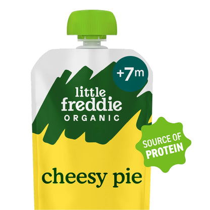 Little Freddie Organic Cheesy Pie with Vegetables Baby Food Pouch 7+ Months 130g — image 1