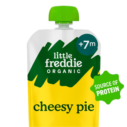 Little Freddie Organic Cheesy Pie with Vegetables Baby Food Pouch 7+ Months 130g — image 2