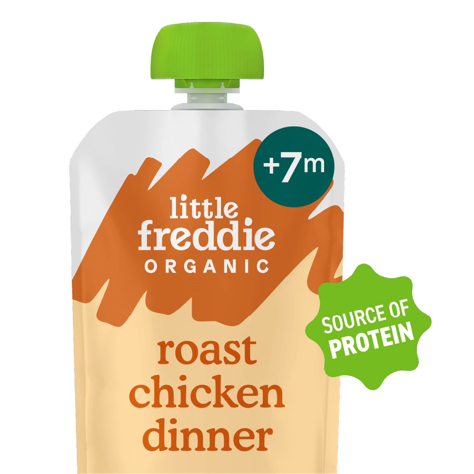 Little Freddie Organic Roast Chicken with Vegetables Baby Food Pouch Single 7m+ 130g — image 1