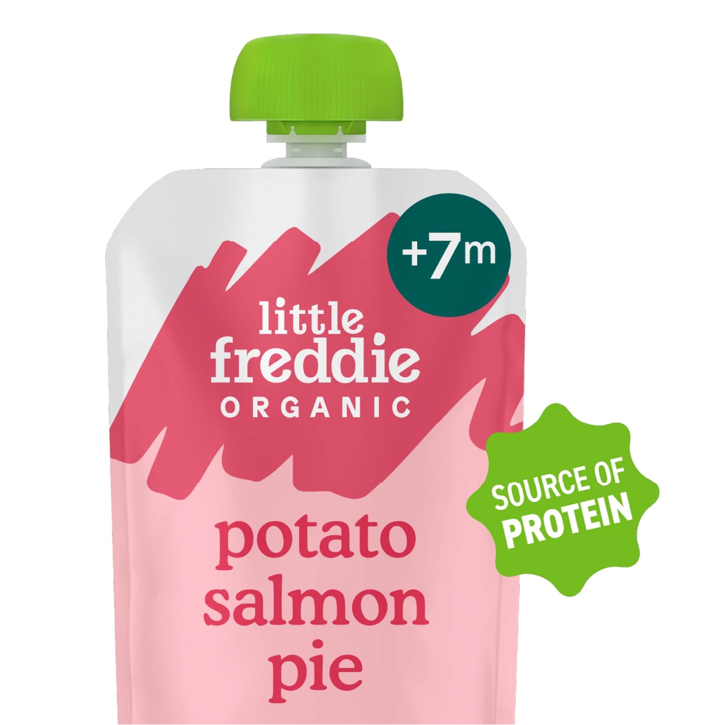 Little Freddie Organic Salmon Pie Baby Food Pouch 7+ Months 120g — image 1
