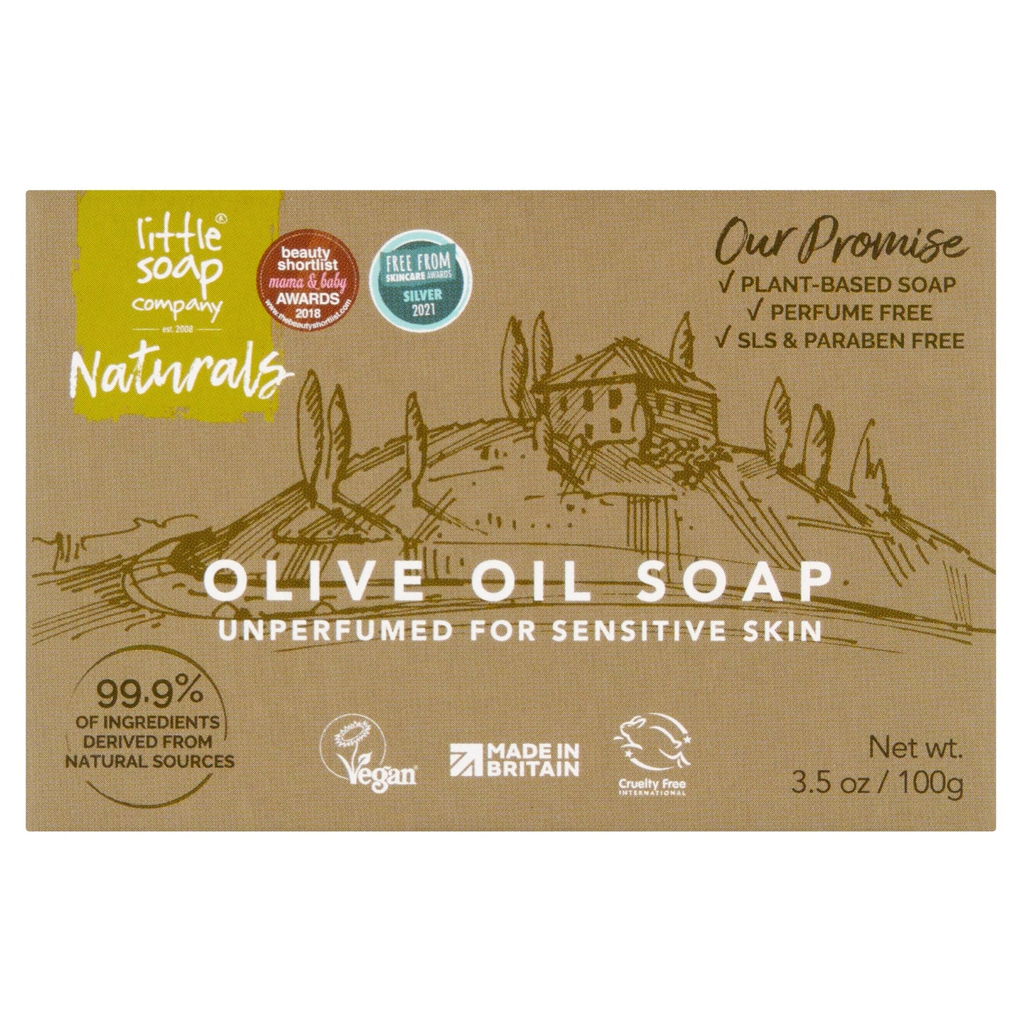 Little Soap Company Olive Oil Soap Bar 100G — image 1