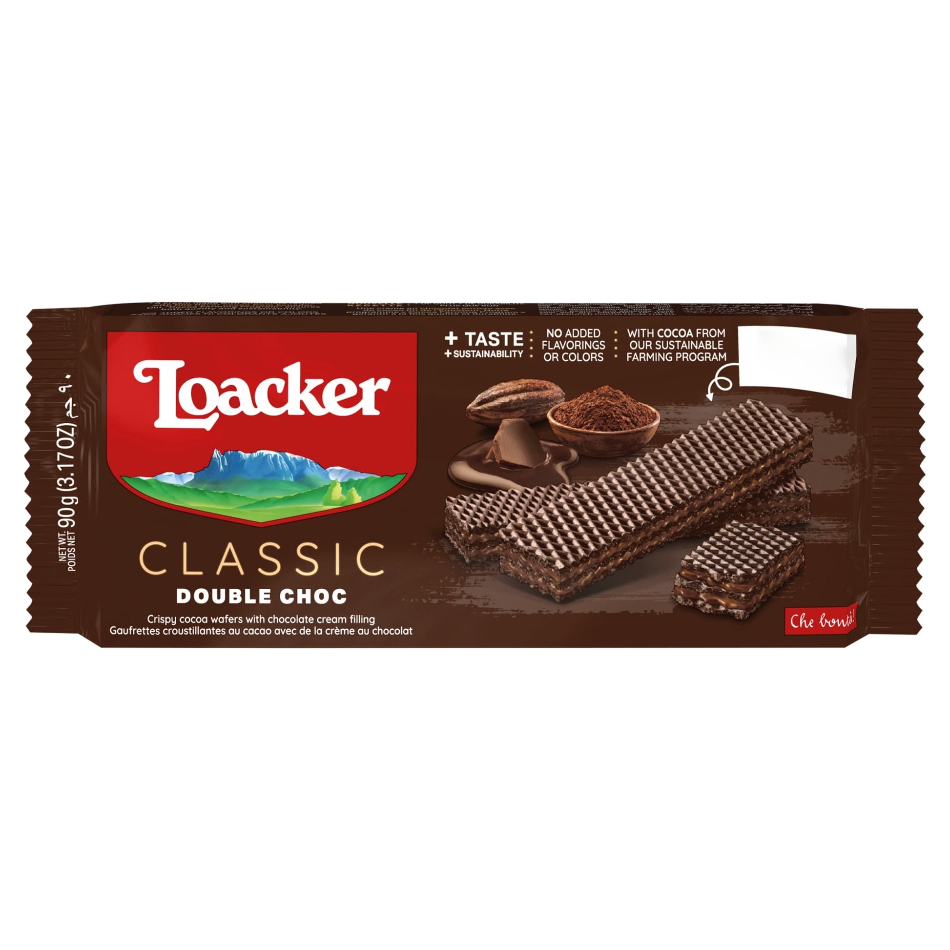 Loacker Classic Double Chocolate Wafers 90G — image 1