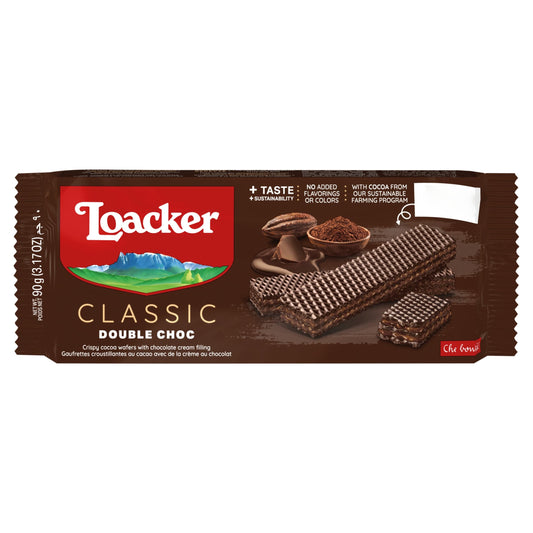Loacker Classic Double Chocolate Wafers 90G — image 1