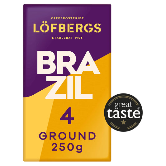 Lofbergs Brazil Single Origin Ground Coffee 250g — image 1