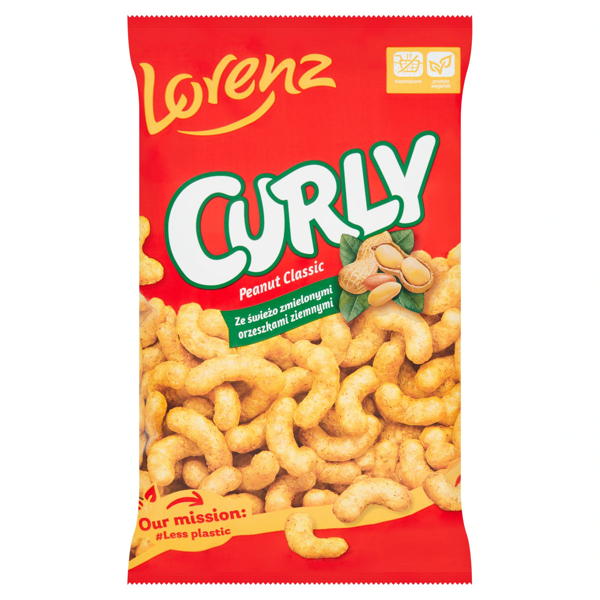Lorenz Curly Corn Snack - Peanut Classic 120g — image 1