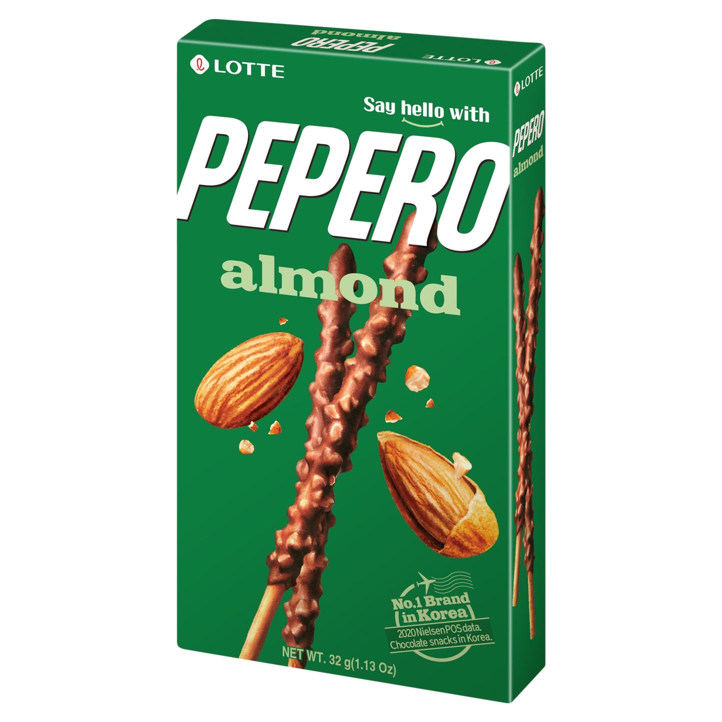 Lotte Pepero Almond Biscuit Sticks 32G — image 1