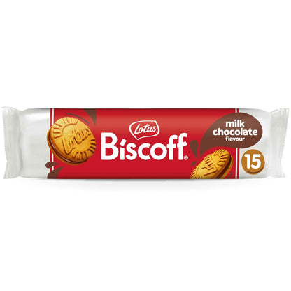 Lotus Biscoff Sandwich Biscuits Milk Chocolate 150g